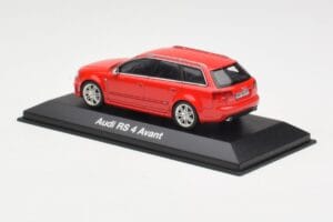 Audi RS4 B7 Avant Rood Minichamps 1:43 5010509213 Metaal — afbeelding 3 van 4