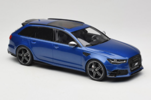 Audi RS6 C7 ABT Performance Avant Blauw Exclusive Edition GT Spirit 1:18 AUDI011 Hars — afbeelding 4 van 6