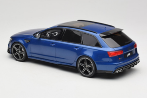 Audi RS6 C7 ABT Performance Avant Blauw Exclusive Edition GT Spirit 1:18 AUDI011 Hars — afbeelding 5 van 6