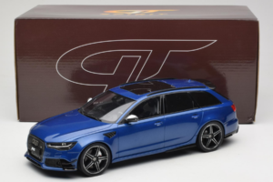 Audi RS6 C7 ABT Performance Avant Blauw Exclusive Edition GT Spirit 1:18 AUDI011 Hars — afbeelding 6 van 6