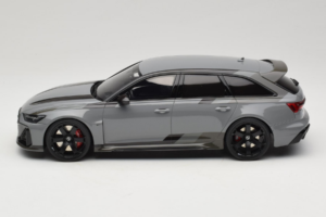 Audi RS6 C8 Avant GT Nardo Grey GT Spirit 1:18 GT965 Hars — afbeelding 3 van 6