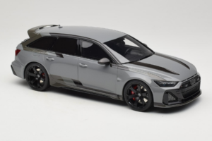 Audi RS6 C8 Avant GT Nardo Grey GT Spirit 1:18 GT965 Hars — afbeelding 4 van 6