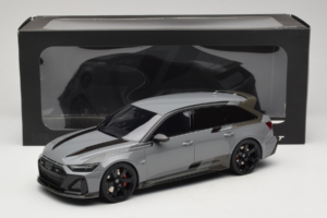 Audi RS6 C8 Avant GT Nardo Grey GT Spirit 1:18 GT965 Hars — afbeelding 6 van 6