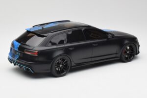 Audi RS6 C7 Avant GMK Blauw & Zwart GT Spirit 1:18 GT799 Hars — afbeelding 2 van 6