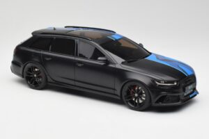 Audi RS6 C7 Avant GMK Blauw & Zwart GT Spirit 1:18 GT799 Hars — afbeelding 4 van 6