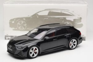 Audi RS6 C8 Avant Black Metallic Minichamps 1:18 155018014 Metaal — afbeelding 6 van 6