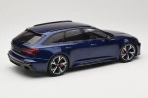 Audi RS6 C8 Avant Blue Metallic Minichamps 1:18 155018011 Metaal — afbeelding 2 van 6