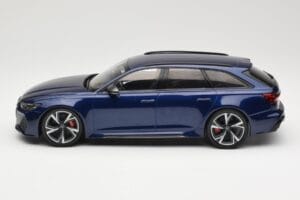 Audi RS6 C8 Avant Blue Metallic Minichamps 1:18 155018011 Metaal — afbeelding 3 van 6
