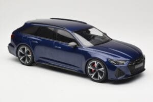Audi RS6 C8 Avant Blue Metallic Minichamps 1:18 155018011 Metaal — afbeelding 4 van 6
