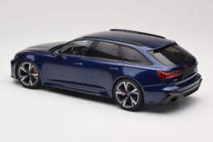 Audi RS6 C8 Avant Blue Metallic Minichamps 1:18 155018011 Metaal — afbeelding 5 van 6
