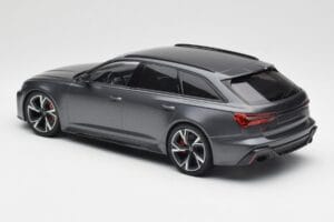 Audi RS6 C8 Avant Matt Grey Minichamps 1:18 155018015 Metaal — afbeelding 5 van 6