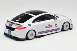 Audi TT ABT RS 8S Martini Grijs GT Spirit 1:18 GT152-C1 Hars — afbeelding 2 van 6