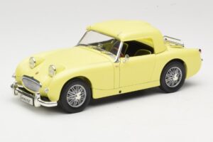 Austin-Healey Sprite Mk1 Geel Revell 1:18 8835 Metaal