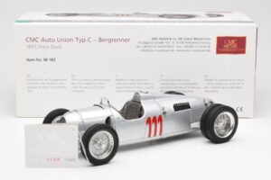 Auto Union Type C #111 H. Stuck Schauinsland Hillclimb Germany 1937 CMC 1:18 M-162 Metaal — afbeelding 6 van 6