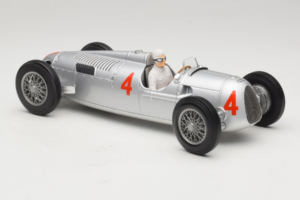 Auto Union Typ C #4 A. Varzi 2nd Place Monaco GP 1936 Minichamps 1:18 155361004 Metaal — afbeelding 4 van 6