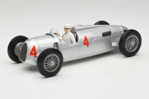 Auto Union Typ C #4 A. Varzi 2nd Place Monaco GP 1936 Minichamps 1:18 155361004 Metaal