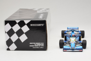 Benetton B195 Renault #1 M. Schumacher Benetton Formula French Grand Prix Winner 1995 Minichamps 1:18 100950001 Metaal — afbeelding 6 van 7