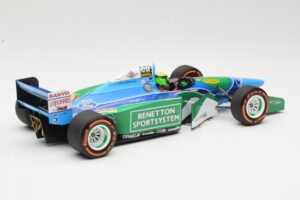 Benetton Ford B194 #5 M. Schumacher Demonstration Run Belgian GP 2017 Minichamps 1:18 510941705 Metaal — afbeelding 2 van 6