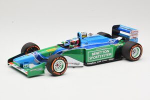 Benetton Ford B194 #5 M. Schumacher Demonstration Run Belgian GP 2017 Minichamps 1:18 510941705 Metaal