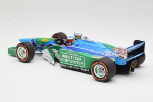 Benetton Ford B194 #5 M. Schumacher Demonstration Run Belgian GP 2017 Minichamps 1:18 510941705 Metaal — afbeelding 5 van 6