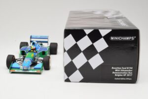 Benetton Ford B194 #5 M. Schumacher Demonstration Run Belgian GP 2017 Minichamps 1:18 510941705 Metaal — afbeelding 6 van 6