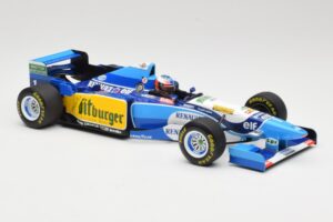 Benetton Renault B195 #1 M. Schumacher Winner Belgian GP 1995 Minichamps 1:18 510952901 Metaal — afbeelding 4 van 6