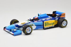 Benetton Renault B195 #1 M. Schumacher Winner Monaco GP 1995 Minichamps 1:18 510952301 Metaal