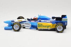 Benetton Renault B195 #1 M. Schumacher Winner Pacific GP F1 World Champion 1995 Minichamps 1:18 510953301 Metaal — afbeelding 3 van 6