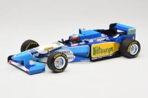 Benetton Renault B195 #1 M. Schumacher Winner Pacific GP F1 World Champion 1995 Minichamps 1:18 510953301 Metaal