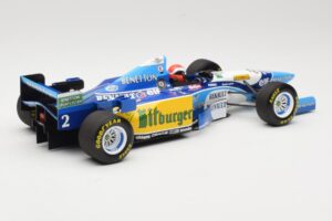 Benetton Renault B195 #2 J. Herbert Winner British GP 1995 Minichamps 1:18 110950802 Metaal — afbeelding 2 van 6