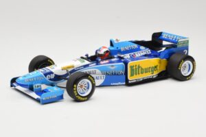 Benetton Renault B195 #2 J. Herbert Winner British GP 1995 Minichamps 1:18 110950802 Metaal