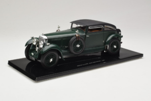 Bentley 6.5 Litre Gurney Nutting Saloon Blue Train Special Groen Minichamps 1:18 100139520 Metaal