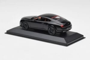 Bentley Continental GT Zwart Met Zwarte Velgen Minichamps 1:43 BENTLEY002 Metaal — afbeelding 3 van 4