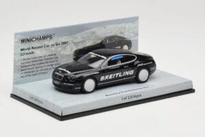 Bentley Continental GT World Record Car on Ice Zwart Minichamps 1:43 436139026-O Metaal — afbeelding 2 van 4