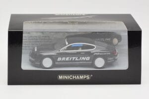 Bentley Continental GT World Record Car on Ice Zwart Minichamps 1:43 436139026-O Metaal — afbeelding 4 van 4