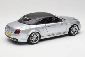 Bentley Continental Supersports Cabriolet 1e Generatie Zilver Bburago 1:18 18-11037S Metaal — afbeelding 3 van 8
