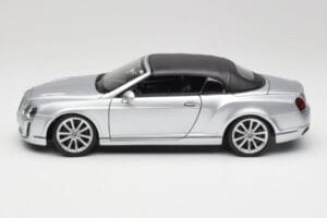 Bentley Continental Supersports Cabriolet 1e Generatie Zilver Bburago 1:18 18-11037S Metaal — afbeelding 4 van 8