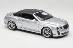 Bentley Continental Supersports Cabriolet 1e Generatie Zilver Bburago 1:18 18-11037S Metaal — afbeelding 6 van 8