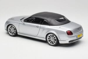 Bentley Continental Supersports Cabriolet 1e Generatie Zilver Bburago 1:18 18-11037S Metaal — afbeelding 7 van 8