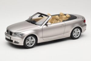 BMW 1 Series E88 Cabriolet Mineral Silver Metallic Kyosho 1:18 80430427020 Metaal