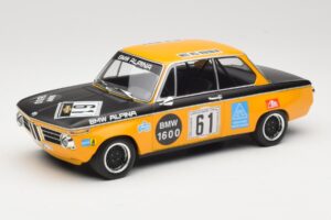 BMW 1600-2 BMW Alpina #61 R. Herzog / N. Lauda DNF 6 Hours Nurburgring 1970 Minichamps 1:18 155702661 Metaal