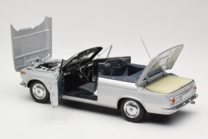 BMW 1600 Cabriolet Zilver Minichamps 1:18 80430145819 Metaal — afbeelding 5 van 8