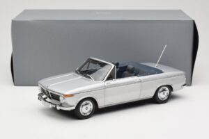BMW 1600 Cabriolet Zilver Minichamps 1:18 80430145819 Metaal — afbeelding 8 van 8