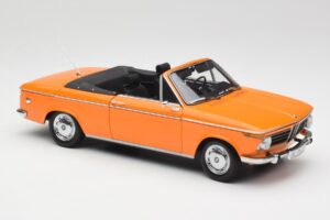 BMW 1600 Cabriolet Oranje Minichamps 1:18 100021030-O Metaal — afbeelding 6 van 8