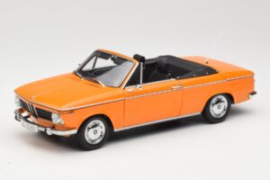 BMW 1600 E10 Cabriolet Oranje Minichamps 1:18 100021030 Metaal