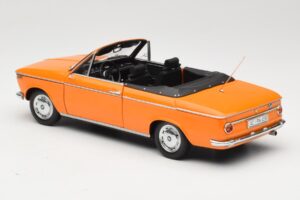 BMW 1600 E10 Cabriolet Oranje Minichamps 1:18 100021030 Metaal — afbeelding 7 van 8