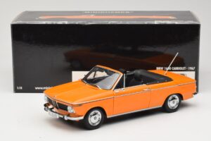 BMW 1600 E10 Cabriolet Oranje Minichamps 1:18 100021030 Metaal — afbeelding 8 van 8