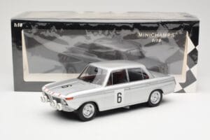 BMW 1800 TiSA #6 J. Munaron / K. Eppelein 24 Hours of Spa 1965 Minichamps 1:18 155652906 Metaal — afbeelding 6 van 6