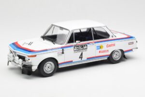 BMW 2002 #4 B. Waldegard / H. Thorzelius RAC Rally 1973 IXO 1:18 18RMC163 Metaal