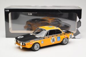 BMW 2800 CS BMW Alpina #14 H. Kelleners / G. Huber Winners 24 Hours of Spa 1970 Minichamps 1:18 155702714 Metaal — afbeelding 6 van 6